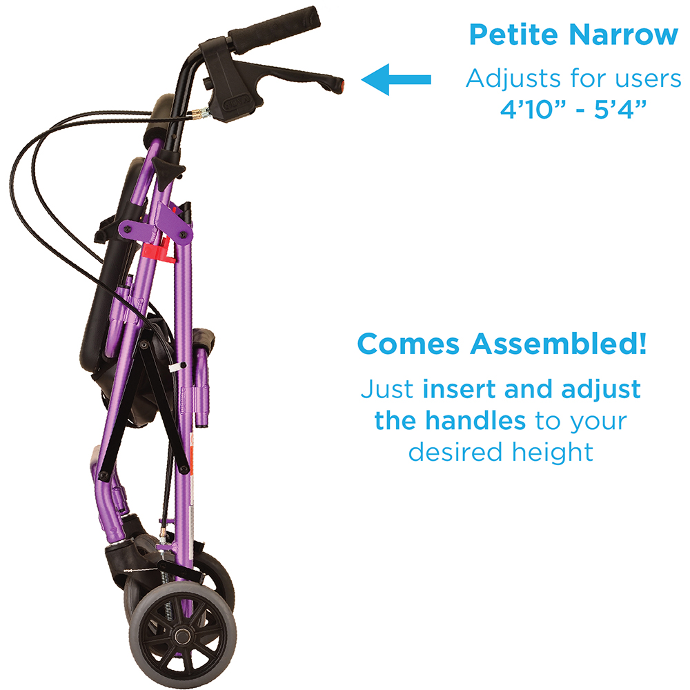 GETGO PETITE ROLL WLKR PURPLE